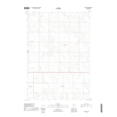 2017 Map of Red Elm SW, 2017 Print