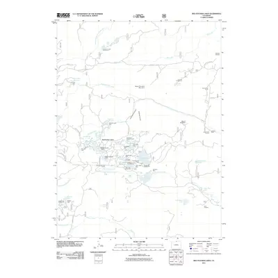 2011 Map of Red Feather Lakes, 2011 Print