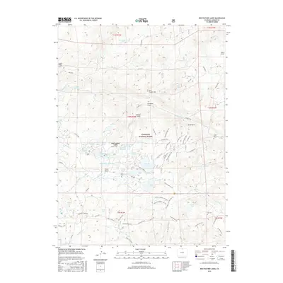 2016 Map of Red Feather Lakes, 2016 Print