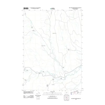 2012 Map of Red Fork Powder River, 2012 Print
