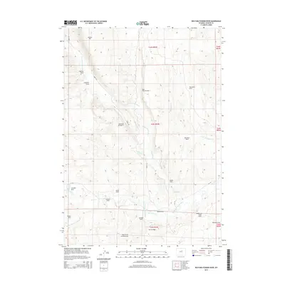 2015 Map of Red Fork Powder River, 2015 Print
