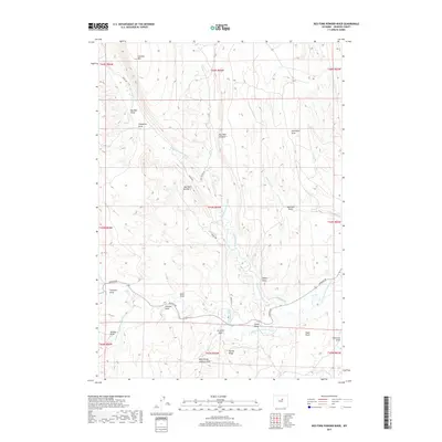 2017 Map of Red Fork Powder River, 2017 Print