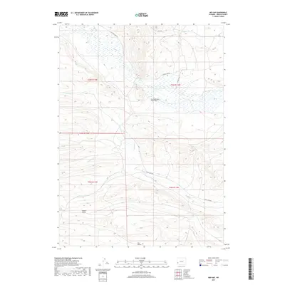2017 Map of Red Gap, 2017 Print