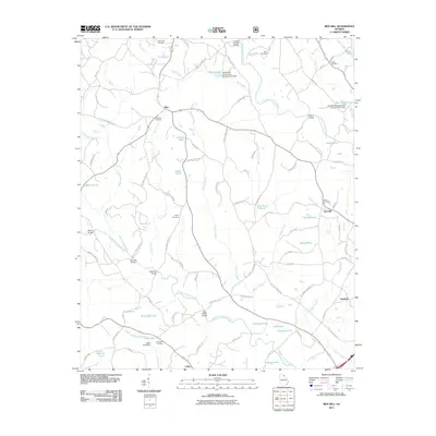 2011 Map of Red Hill, 2011 Print