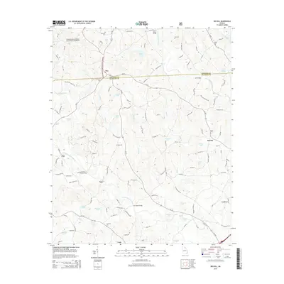 2014 Map of Red Hill, 2014 Print