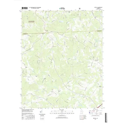 2017 Map of Red Hill, 2017 Print