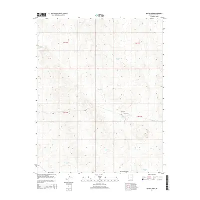 2014 Map of Red Hill Ranch, 2014 Print