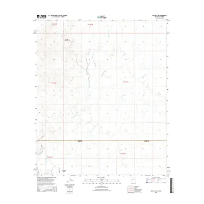 2014 Map of Red Hill SW, 2014 Print