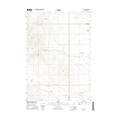 2017 Map of Red Hills, 2017 Print