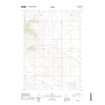 2023 Map of Red Hills, 2023 Print