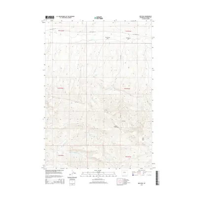 2015 Map of Red Hole, 2015 Print