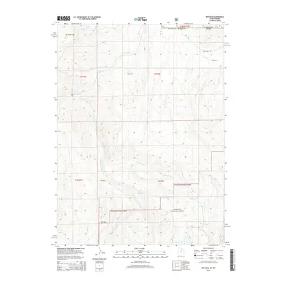 2014 Map of Red Hole, 2014 Print
