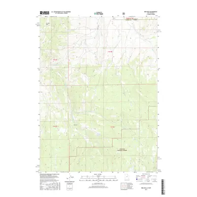2017 Map of Red Hole, 2017 Print