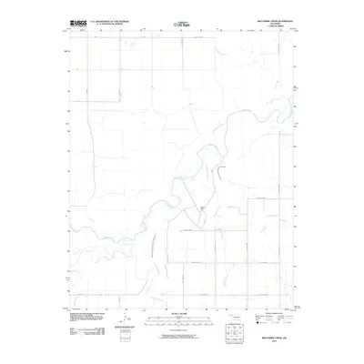 2010 Map of Red Horse Creek, 2010 Print