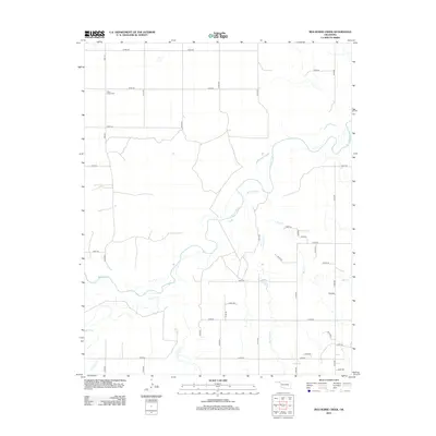 2012 Map of Red Horse Creek, 2012 Print