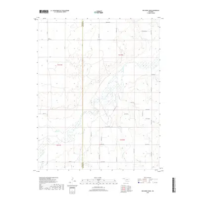 2018 Map of Red Horse Creek, 2018 Print
