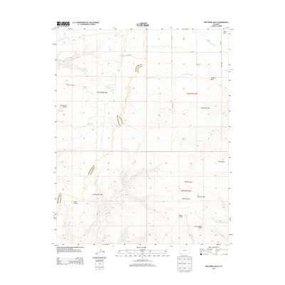 2013 Map of Red Horse Gulch, 2013 Print