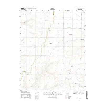 2016 Map of Red Horse Gulch, 2016 Print