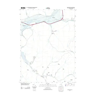 2013 Map of Red House, 2013 Print