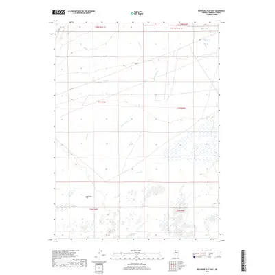 2018 Map of Red House Flat East, 2018 Print