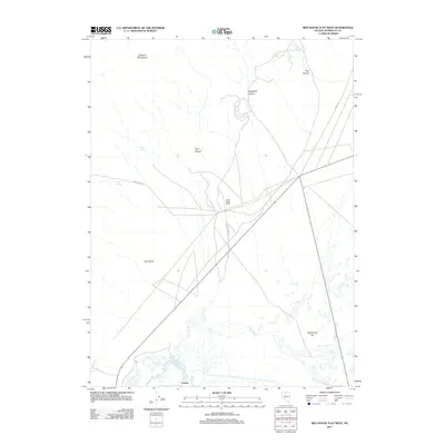 2011 Map of Red House Flat West, 2011 Print