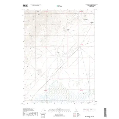 2018 Map of Red House Flat West, 2018 Print