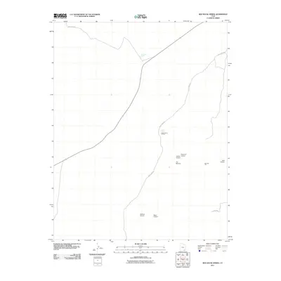 2011 Map of Red House Spring, 2011 Print
