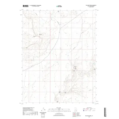 2020 Map of Red House Spring, 2020 Print