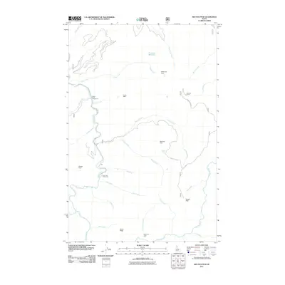 2011 Map of Red Ives Peak, 2011 Print