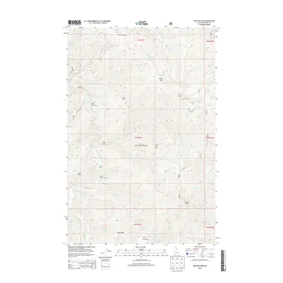 2013 Map of Red Ives Peak, 2013 Print