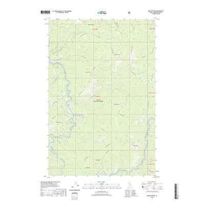 2020 Map of Red Ives Peak, 2020 Print