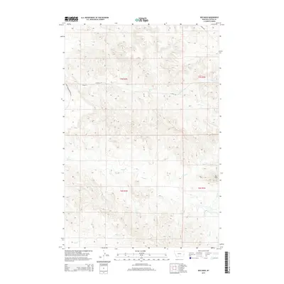 2014 Map of Red Knob, 2014 Print