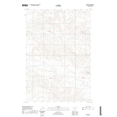 2020 Map of Red Knob, 2020 Print