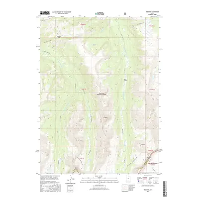 2017 Map of Red Knob, 2017 Print