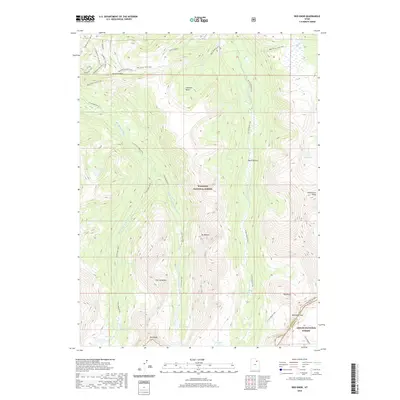 2020 Map of Red Knob, 2020 Print