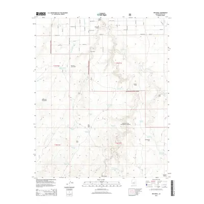 2014 Map of Red Knoll, 2014 Print