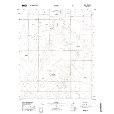 2018 Map of Red Knoll, 2018 Print