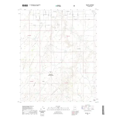 2021 Map of Red Knoll, 2021 Print