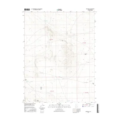 2017 Map of Red Knolls, 2017 Print