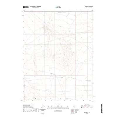 2023 Map of Red Knolls, 2023 Print
