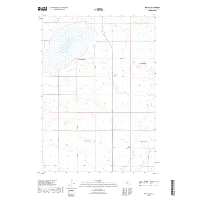 2017 Map of Red Lake East, 2017 Print