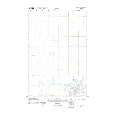 2010 Map of Red Lake Falls, 2010 Print
