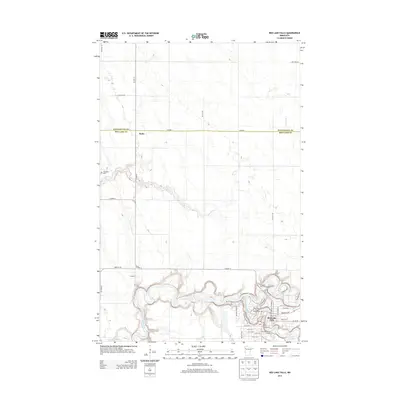 2013 Map of Red Lake Falls, 2013 Print