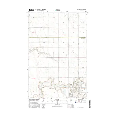 2016 Map of Red Lake Falls, 2016 Print