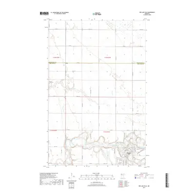 2019 Map of Red Lake Falls, 2019 Print