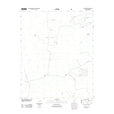 2012 Map of Red Lake Flat, 2012 Print