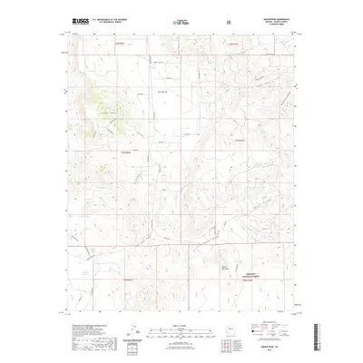 2021 Map of Red Lake Flat, 2021 Print