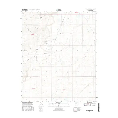 2017 Map of Red Lake Mission, 2017 Print
