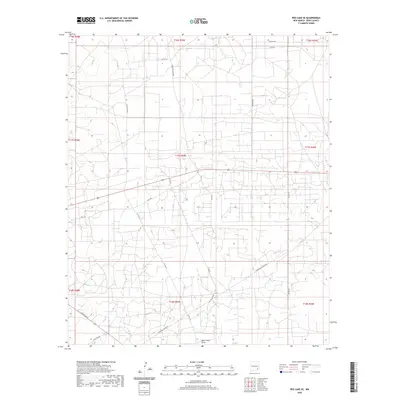 2020 Map of Red Lake SE, 2020 Print