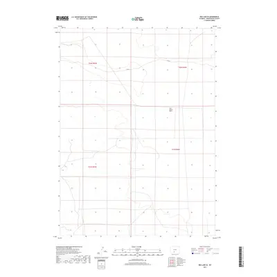 2017 Map of Red Lake SE, 2017 Print